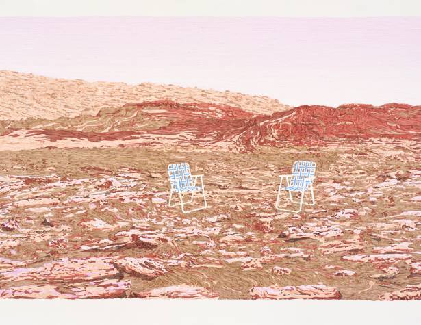 ציור של אנדרס גורביץ – שיחה במאדים