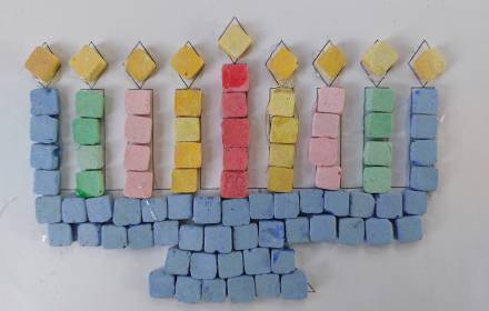 הכנת פסיפס מנורה - סדנה הכנת פסיפס מנורה - סדנה