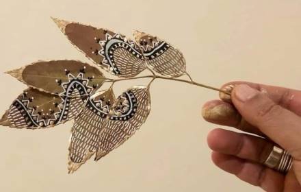 על עלה - סדנת ציור על עלים