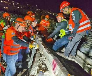 יחידת החילוץ וההצלה מתרגלת 