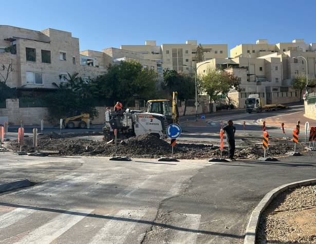 הכיכר החדשה בצומת עמק האלה ואליהו הנביא